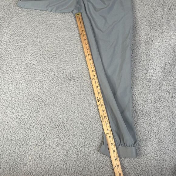 Primo Golf Pants Men 35 Short Gray Tapered Performance Jogger Stretch Ankle Zip - Picture 12 of 13